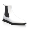 Flache Herren Stiefeletten mit Karee-Spitze 22582