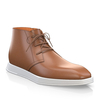 Flache Herren Stiefeletten mit Karee-Spitze 22588