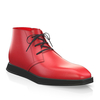 Flache Herren Stiefeletten mit Karee-Spitze 22594