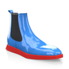 Flache Herren Stiefeletten mit Karee-Spitze 24113