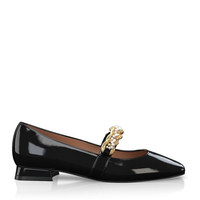 Flache Schuhe mit quadratischer Spitze 18223