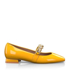 Flache Schuhe mit quadratischer Spitze 18301
