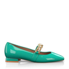 Flache Schuhe mit quadratischer Spitze 18304