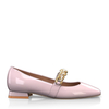 Flache Schuhe mit quadratischer Spitze 18310