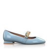 Flache Schuhe mit quadratischer Spitze 18313
