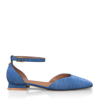 Flache Schuhe mit quadratischer Spitze 18325