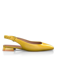 Flache Schuhe mit quadratischer Spitze 18481
