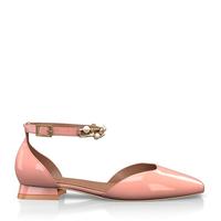 Flache Schuhe mit quadratischer Spitze 19261
