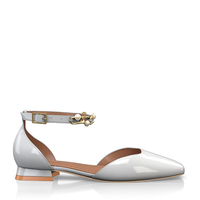 Flache Schuhe mit quadratischer Spitze 19267