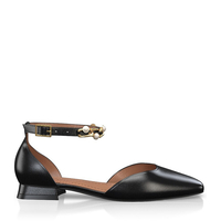 Flache Schuhe mit quadratischer Spitze 19270