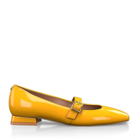 Flache Schuhe mit quadratischer Spitze 19273