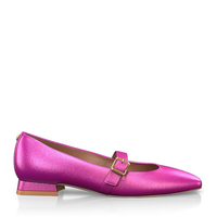 Flache Schuhe mit quadratischer Spitze 19276