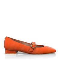 Flache Schuhe mit quadratischer Spitze 19279