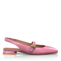 Flache Schuhe mit quadratischer Spitze 20107