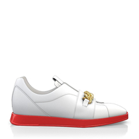 Flache Sneakers mit quadratischer Spitze für Damen 16509