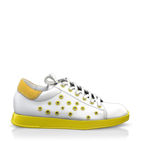 Flache Sneakers mit quadratischer Spitze für Damen 16524