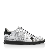 Flache Sneakers mit quadratischer Spitze für Damen 16533