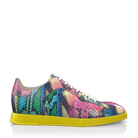 Flache Sneakers mit quadratischer Spitze für Damen 16599
