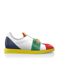 Flache Sneakers mit quadratischer Spitze für Damen 16839