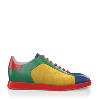 Flache Sneakers mit quadratischer Spitze für Damen 16857