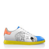 Flache Sneakers mit quadratischer Spitze für Damen 17005