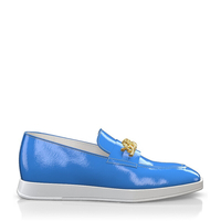 Flache Sneakers mit quadratischer Spitze für Damen 18097