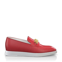 Flache Sneakers mit quadratischer Spitze für Damen 18100