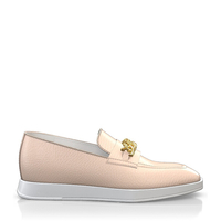Flache Sneakers mit quadratischer Spitze für Damen 18103