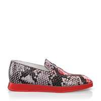 Flache Sneakers mit quadratischer Spitze für Damen 18154