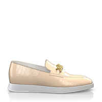 Flache Sneakers mit quadratischer Spitze für Damen 18157