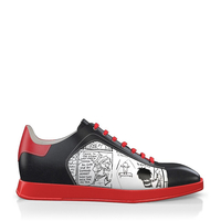 Flache Sneakers mit quadratischer Spitze für Damen 18187