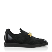 Flache Sneakers mit quadratischer Spitze für Damen 18568