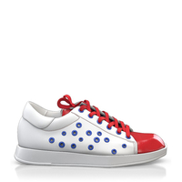 Flache Sneakers mit quadratischer Spitze für Damen 18574