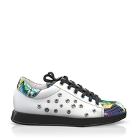 Flache Sneakers mit quadratischer Spitze für Damen 18583