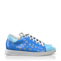 Flache Sneakers mit quadratischer Spitze für Damen 18586