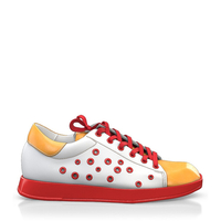 Flache Sneakers mit quadratischer Spitze für Damen 18589