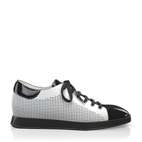 Flache Sneakers mit quadratischer Spitze für Damen 19549