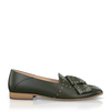 Flache Sommer-Slip-Ons Sofia Grün