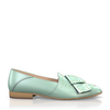 Flache Sommer-Slip-Ons Sofia Minze