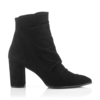 Heels Ankle Boots Viviana Veloursleder - Schwarz