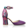 Klassische Block Heel Schuhe 16067