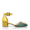 Klassische Block Heel Schuhe 16073