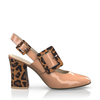 Klassische Block Heel Schuhe 16461