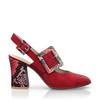 Klassische Block Heel Schuhe 16482