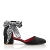 Klassische Block Heel Schuhe 16635