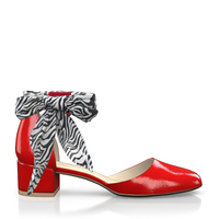 Klassische Block Heel Schuhe 16770