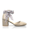 Klassische Block Heel Schuhe 16776