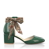 Klassische Block Heel Schuhe 16779