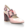 Klassische Block Heel Schuhe 28457