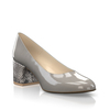 Klassische Block Heel Schuhe 28616
